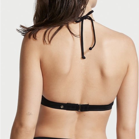Victoria’s Secret swim wireless black bikini top medium or xl - Picture 3 of 3